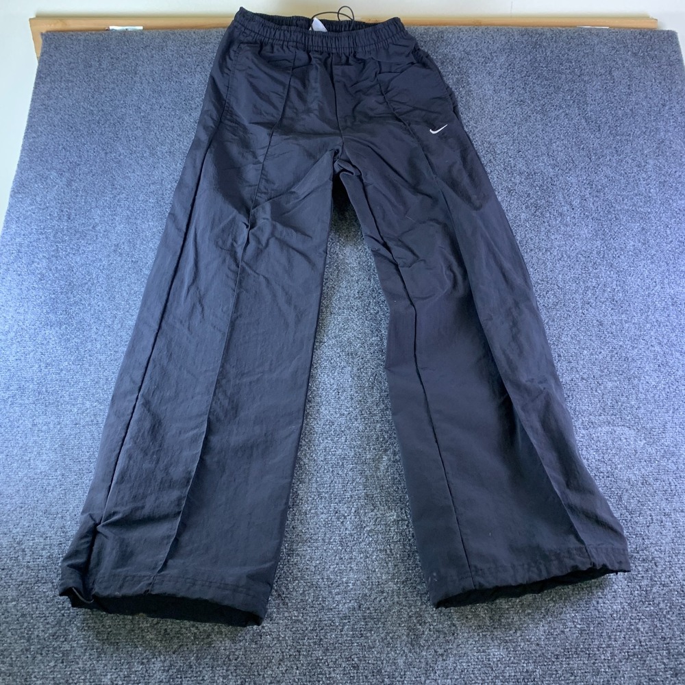 Nike Sportswear Pants Womens Small Black Good Dri-FIT Wide Leg FQ3588-010